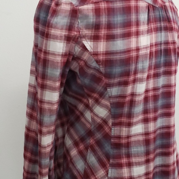 EUC Lucky brand plaid button-down shirt long sleeve Size XL - Picture 5 of 8